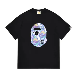 A Bathing Ape Ape Head Iridescent Graphic T-Shirt