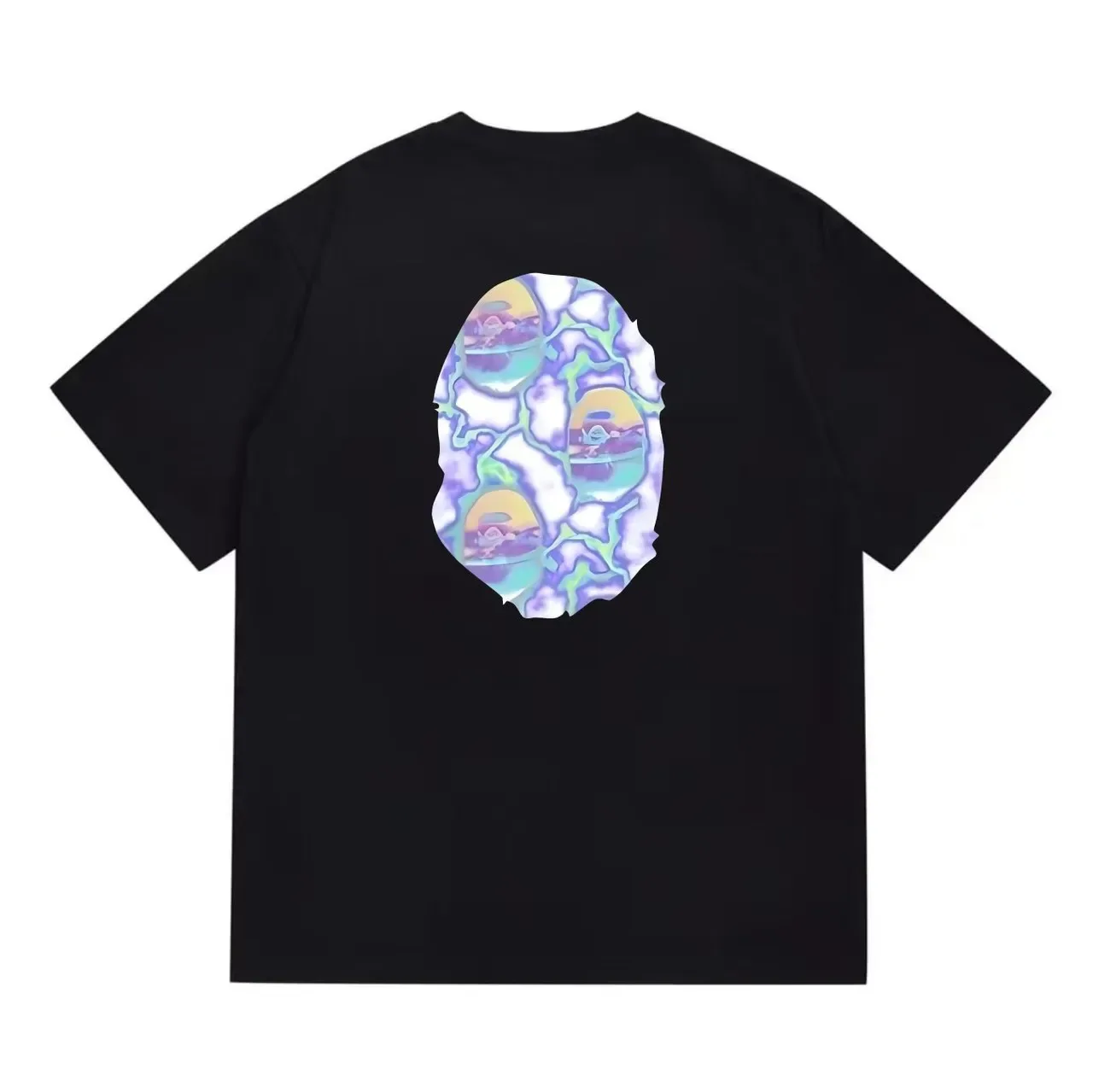 Camiseta gráfica iridescente Ape Head A Bathing Ape 5