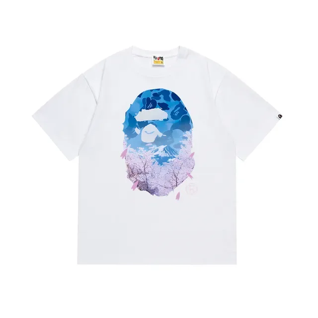 Camiseta A Bathing Ape con estampado de cabeza de mono 2