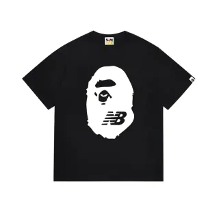 تي شيرت A Bathing Ape x New Balance بطبعة رأس القرد