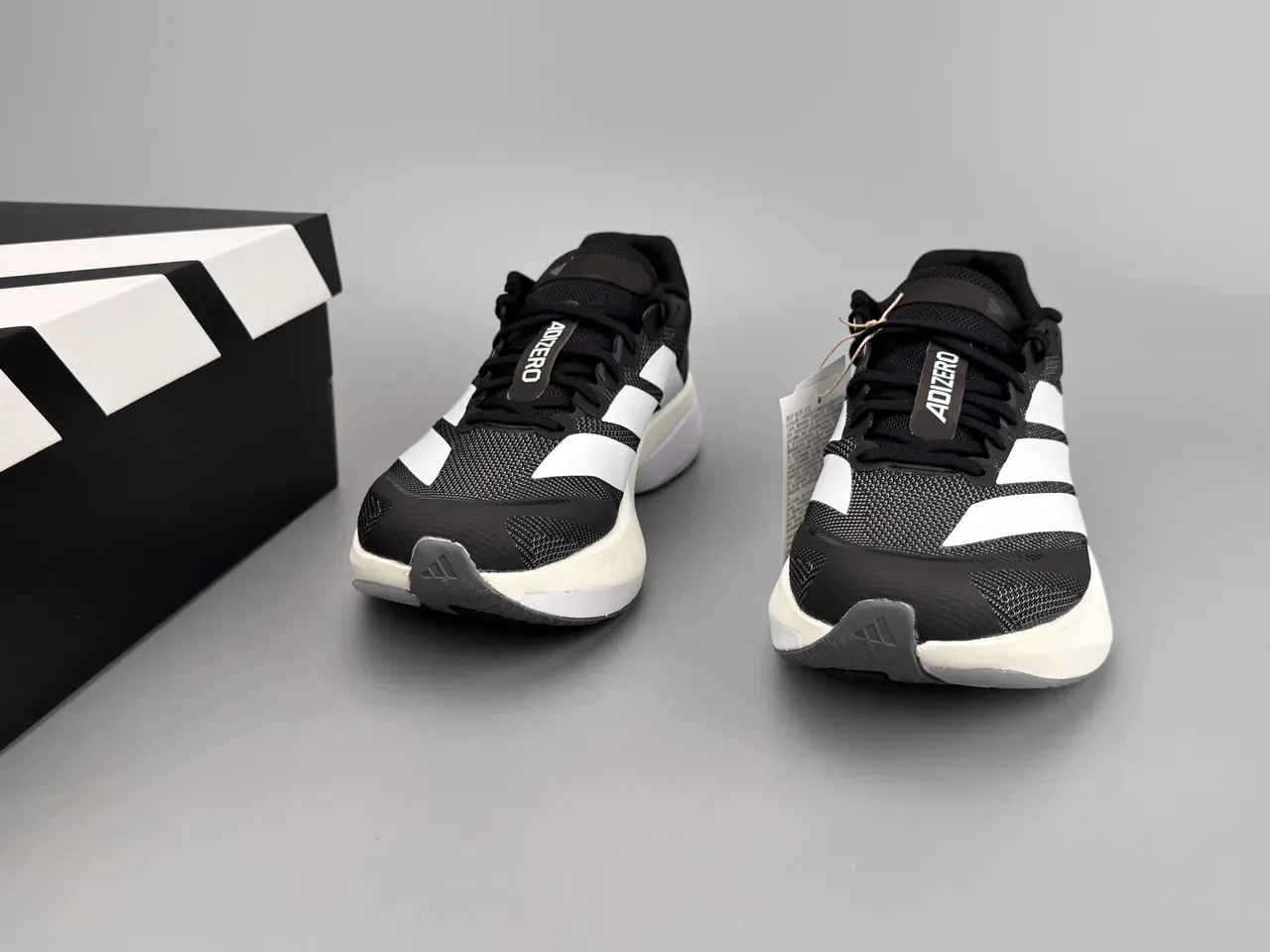 Adidas Adizero Boston 13 Chaussures de running noir et blanc 3