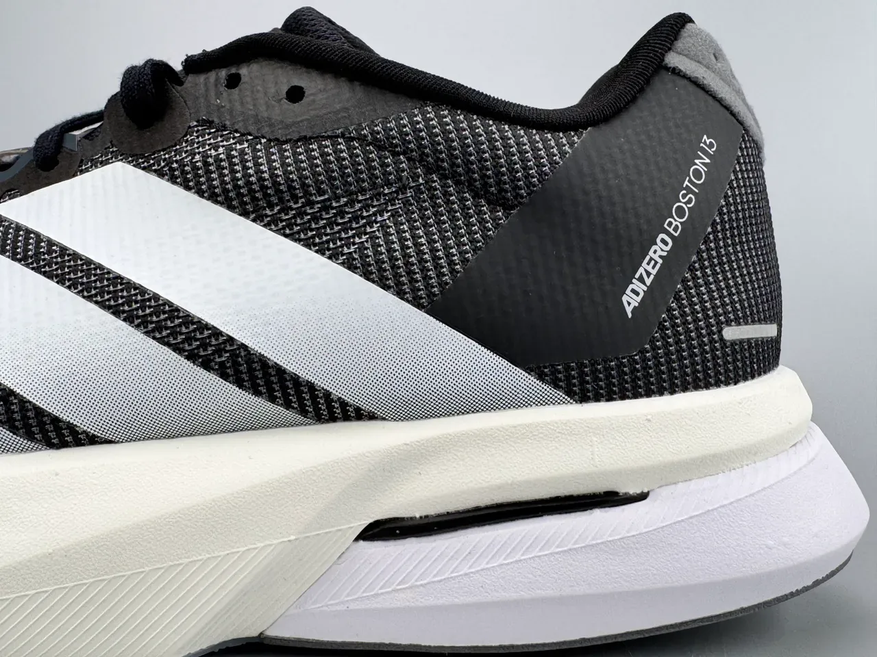 Adidas Adizero Boston 13 Chaussures de running noir et blanc 7