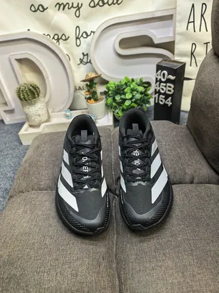 Adidas Adizero Evo Slatr Black White Running Shoes 10