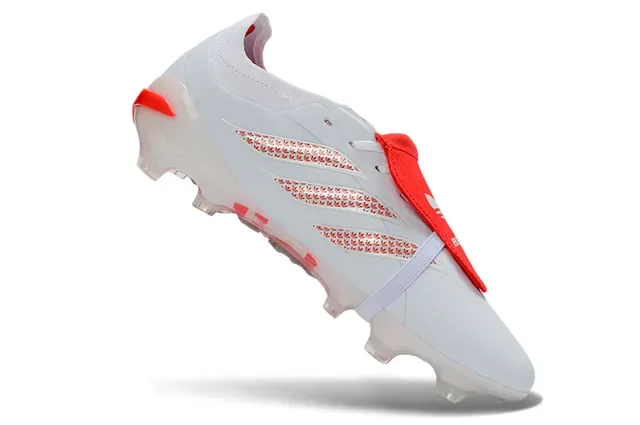 Adidas Beckham X Speedflow White Red Firm-Ground Soccer Shoes 2