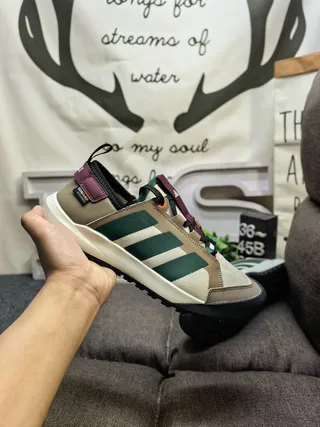 Adidas Noir et Brun Maille et Synthétique Empeigne Suela Caoutchouc Sneakers 5