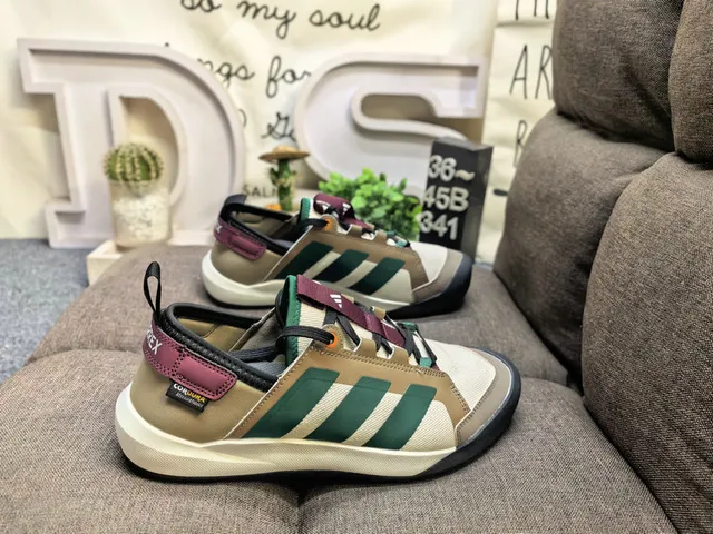 Adidas Noir et Brun Maille et Synthétique Empeigne Suela Caoutchouc Sneakers 11