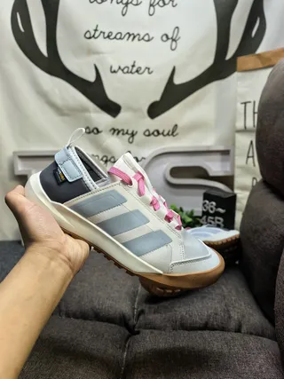 Adidas Noir et Brun Maille et Synthétique Empeigne Suela Caoutchouc Sneakers 15