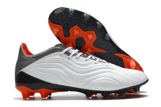 Adidas Noir Multicolore Ondulé Synthétique Cage Lacets Asymétriques Terrain Ferme Chaussures de Football 8