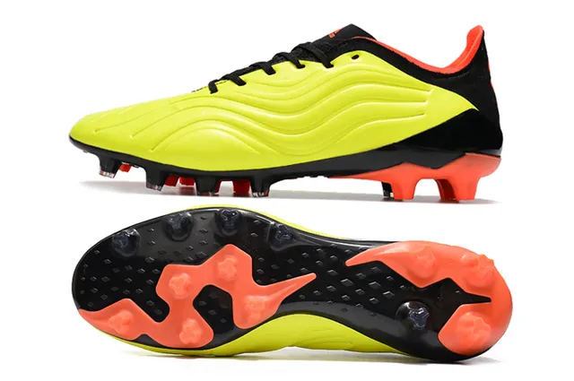 Adidas Noir Multicolore Ondulé Synthétique Cage Lacets Asymétriques Terrain Ferme Chaussures de Football 20