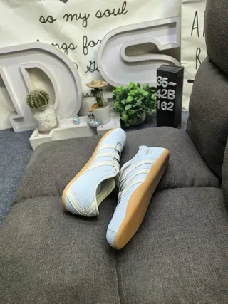 Adidas Black White Laceless Strap Closure Three Stripes Lifestyle Sneakers 6