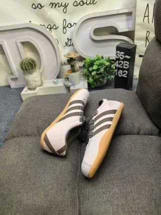 Adidas Black White Laceless Strap Closure Three Stripes Lifestyle Sneakers 16