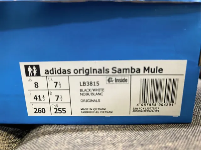 Adidas Black White Leather Upper Three-Stripe Side Lifestyle Sneakers 2