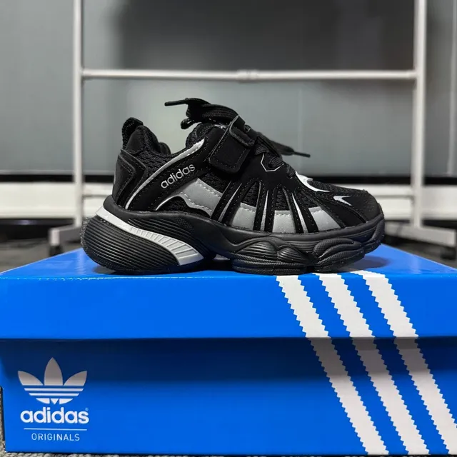 Adidas Black White Sole Mesh And Synthetic Overlay Chunky Sneakers 3