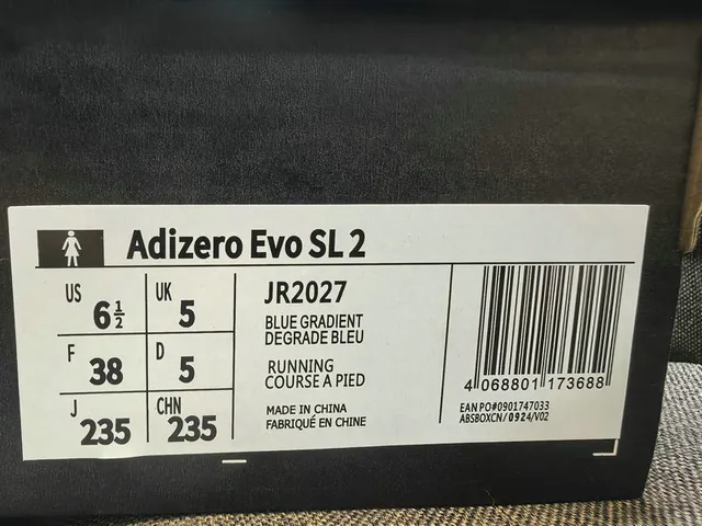 Adidas 蓝黑 工程网面鞋面 三条纹侧边品牌 跑鞋 2