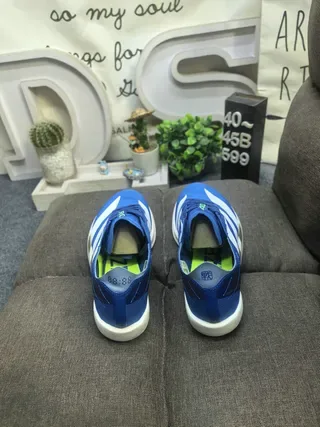 Adidas Blue White Gold Performance Sneakers 8