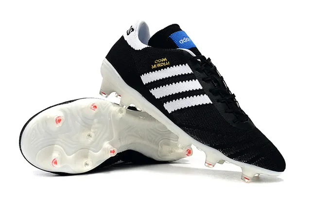 Adidas Copa Mundial Black White Red Firm-Ground Soccer Shoes 6