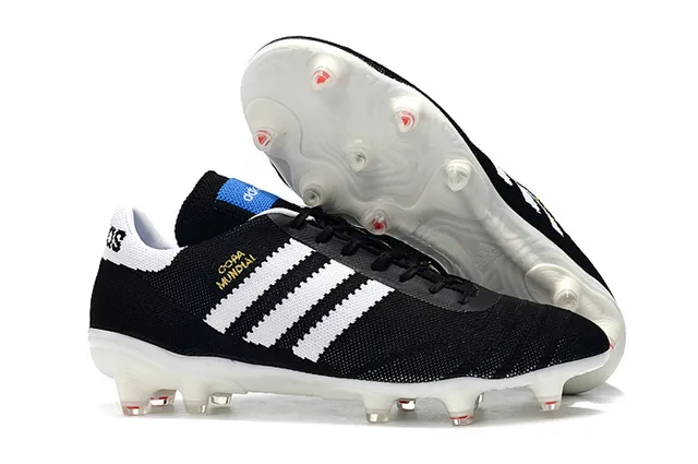 Adidas Copa Mundial Black White Red Firm-Ground Soccer Shoes 10