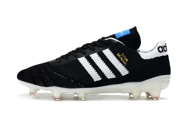 Adidas Copa Mundial Black White Red Firm-Ground Soccer Shoes 12