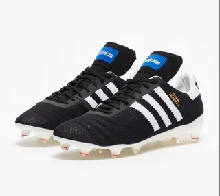Adidas Copa Mundial Black White Red Firm-Ground Soccer Shoes 17