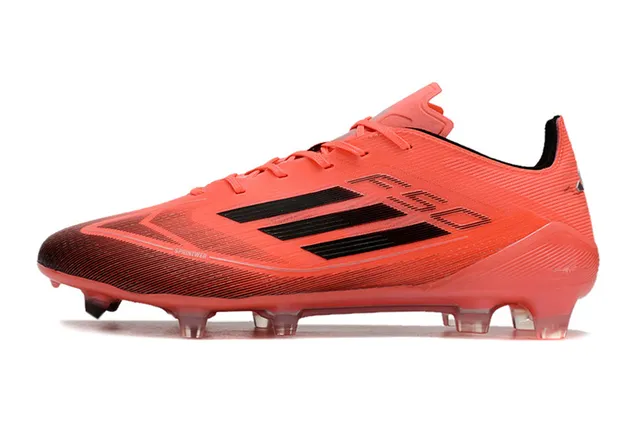 Adidas F50 Orange Noir Firm-Ground Chaussures de football 7