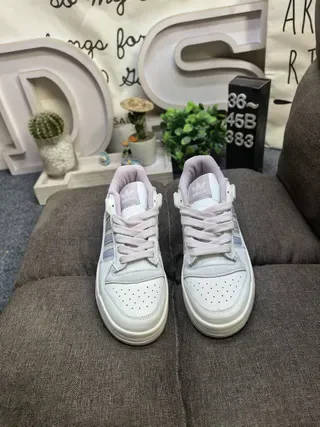 Adidas Forum Cinza Rosa Low Top Com Perfurações na Ponta Tênis Lifestyle 10