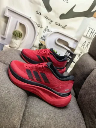 Adidas 灰绿网面鞋面三条纹侧边标志生活方式运动鞋 7