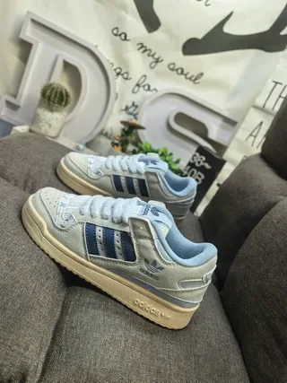 Adidas গ্রে নেভি Low-Top Cupsole Sneakers 7
