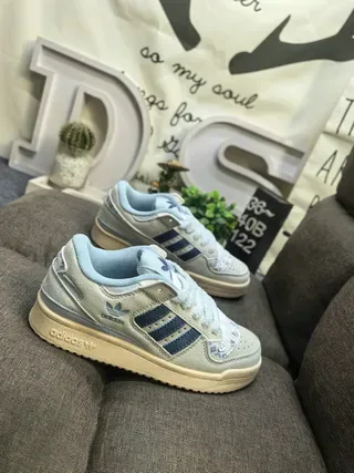 Adidas গ্রে নেভি Low-Top Cupsole Sneakers 9