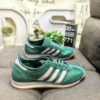 Adidas Green Beige Retro Low-Top Suede And Synthetic Upper Lifestyle Sneakers — Adidas catalogue photo from WWTop Yupoo
