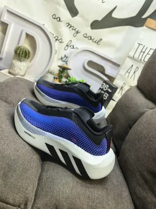 Adidas Hyperboost Bleu Noir Blanc Chaussures de course 7