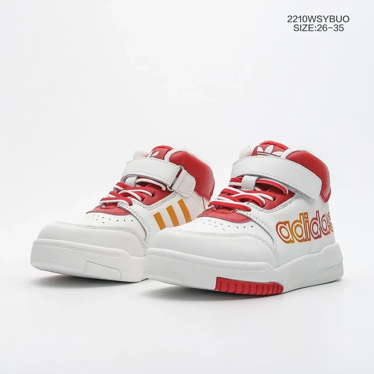 Adidas Enfants Chaussures Hautes à Strap Velcro Lifestyle 4