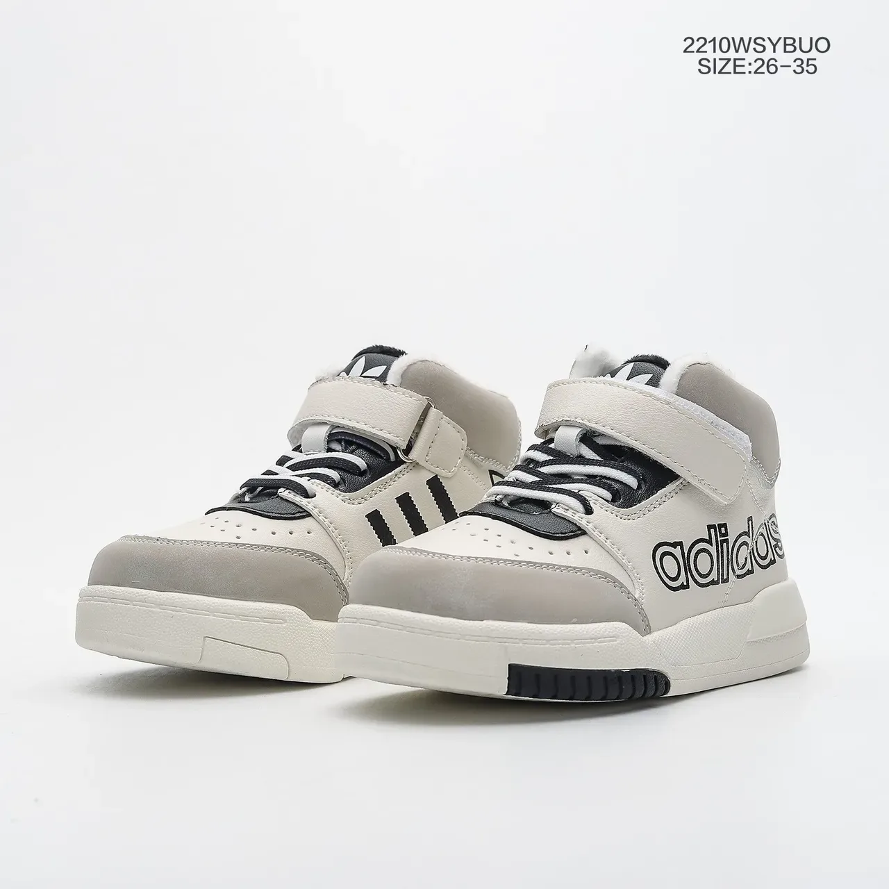 Adidas Enfants Chaussures Hautes à Strap Velcro Lifestyle 10