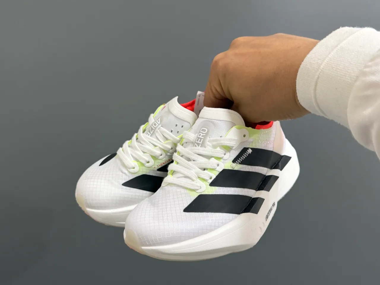 Adidas Lightstrike Pro Silver Red tênis de corrida 3