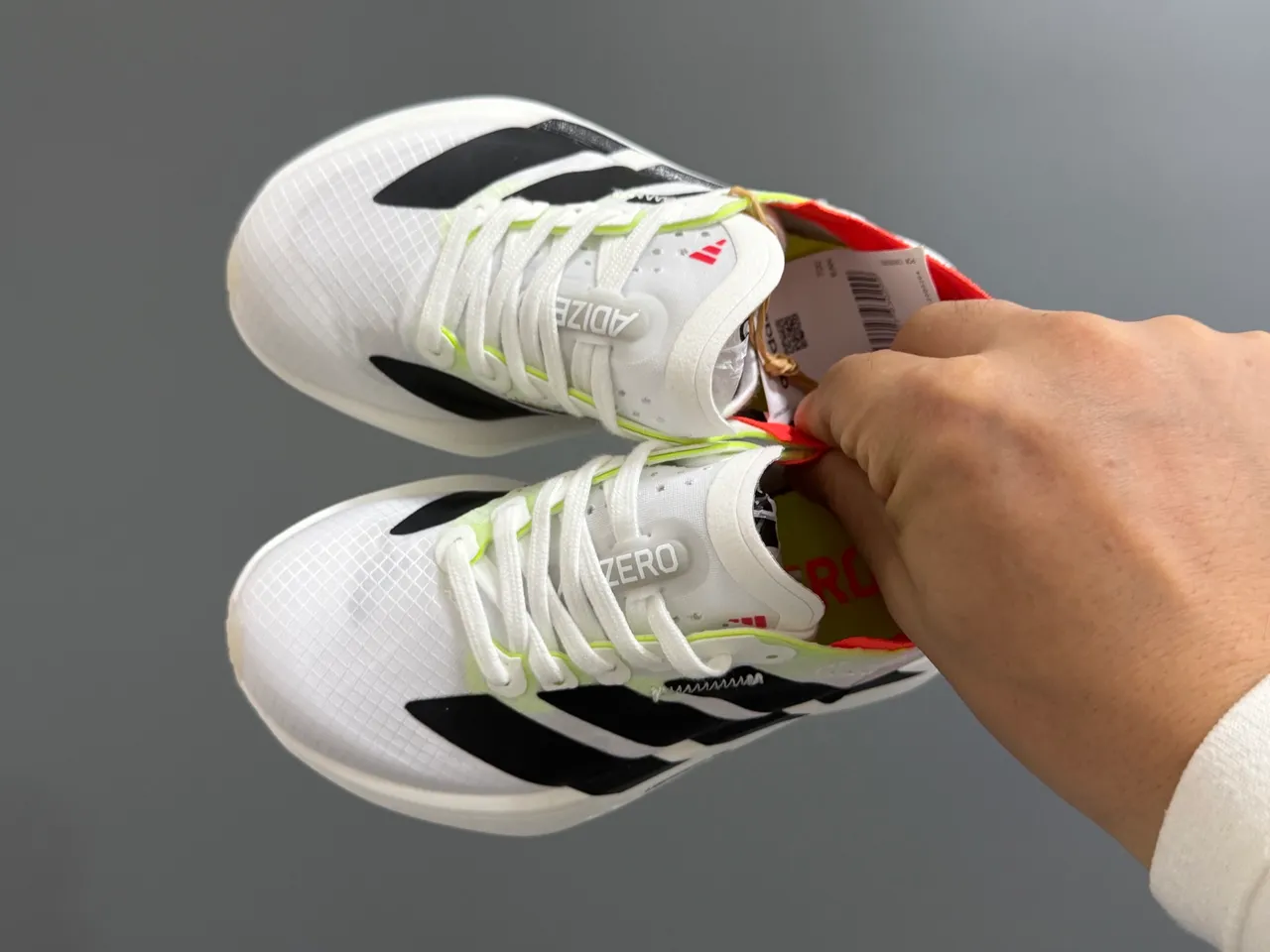 Adidas Lightstrike Pro Silver Red tênis de corrida 4
