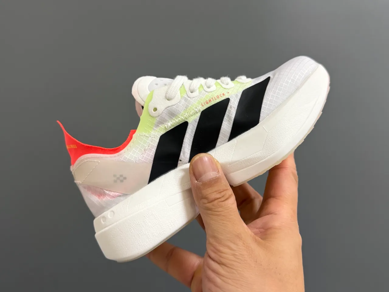 Adidas Lightstrike Pro Silver Red tênis de corrida 6
