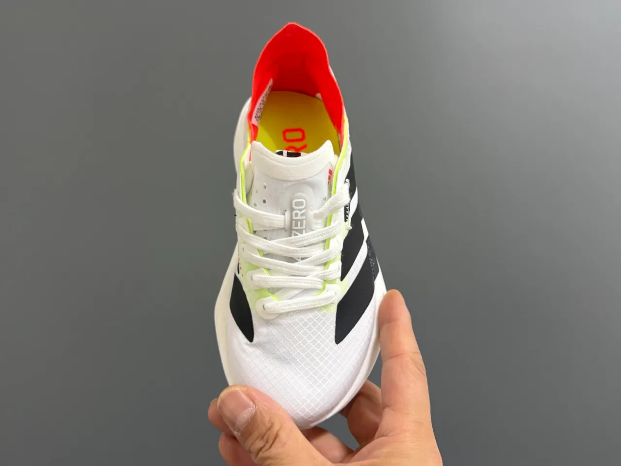Adidas Lightstrike Pro Silver Red tênis de corrida 8