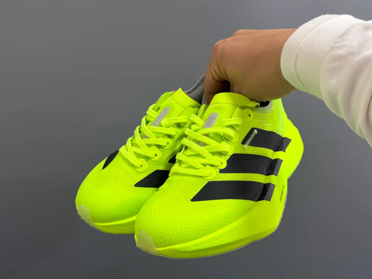 Adidas Lightstrike Pro Silver Red tênis de corrida 11