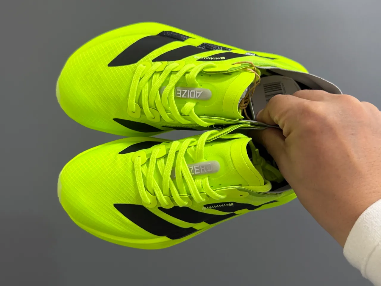 Adidas Lightstrike Pro Silver Red tênis de corrida 12