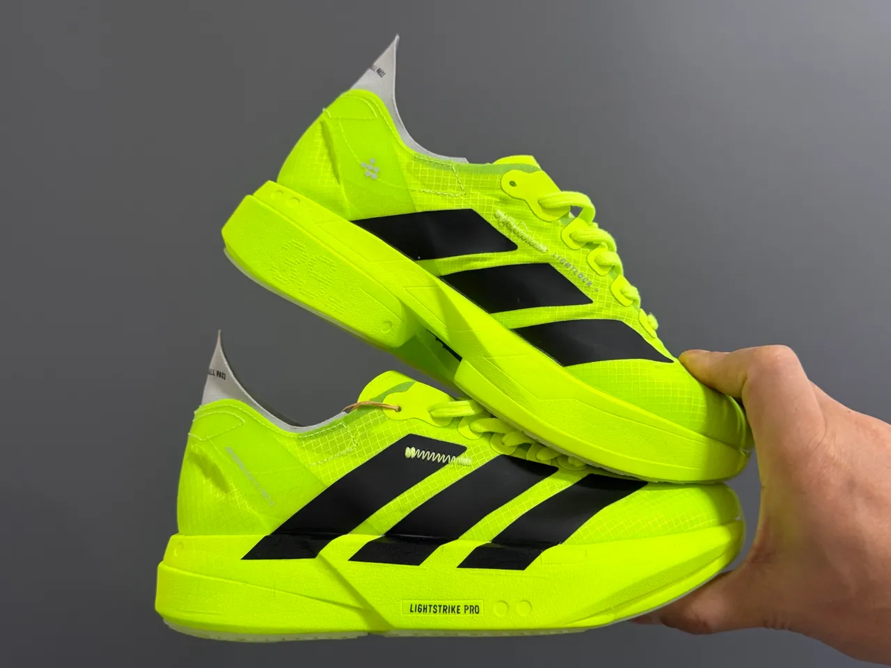 Adidas Lightstrike Pro Silver Red tênis de corrida 18