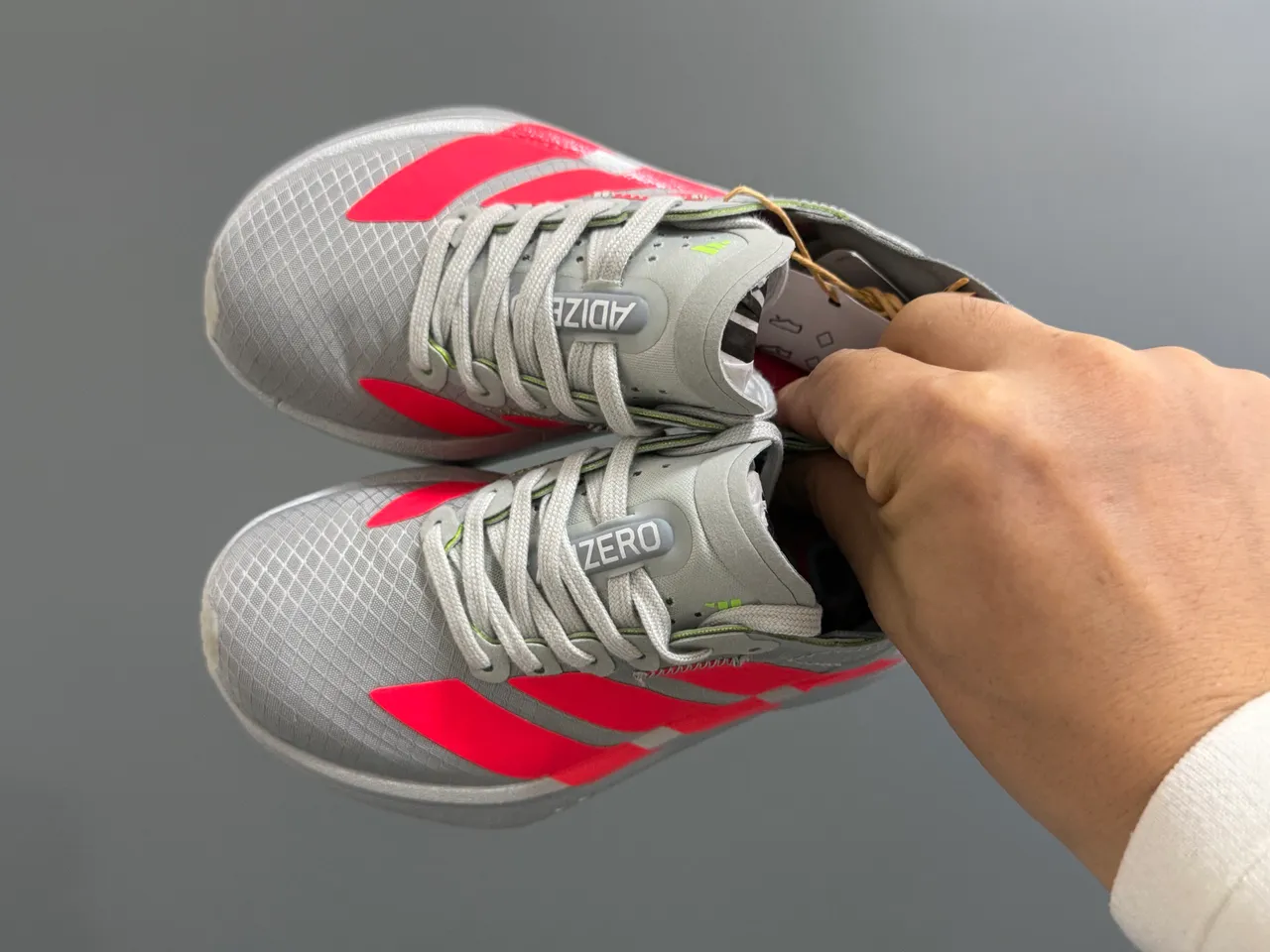 Adidas Lightstrike Pro Silver Red tênis de corrida 20