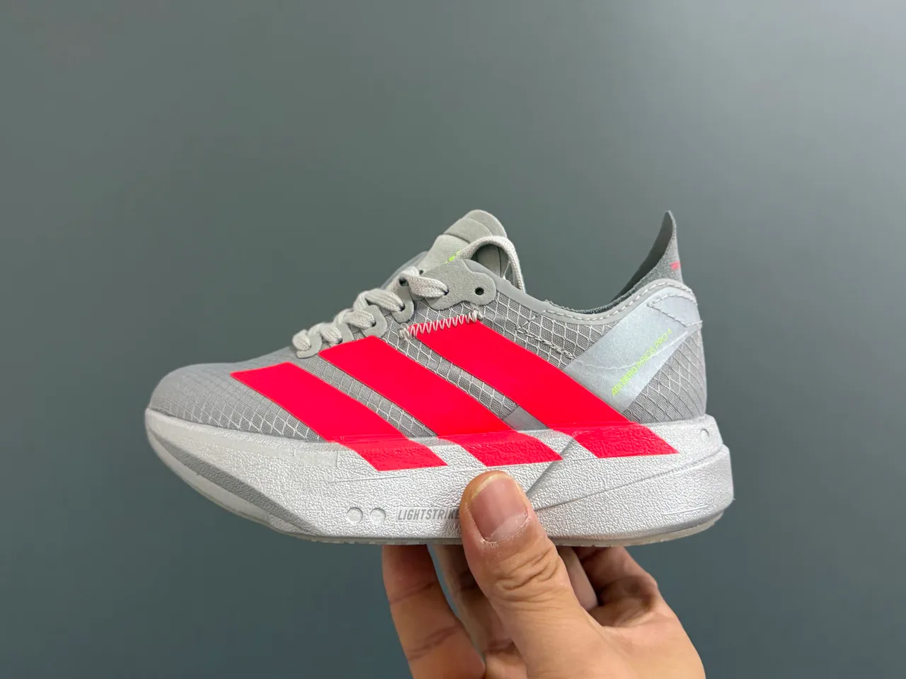 Adidas Lightstrike Pro Silver Red tênis de corrida 23