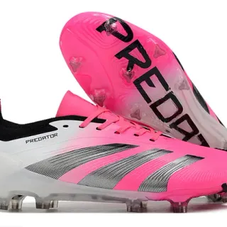 Adidas Predator Gradient Pink White Silver Firm-Ground Chaussures de football