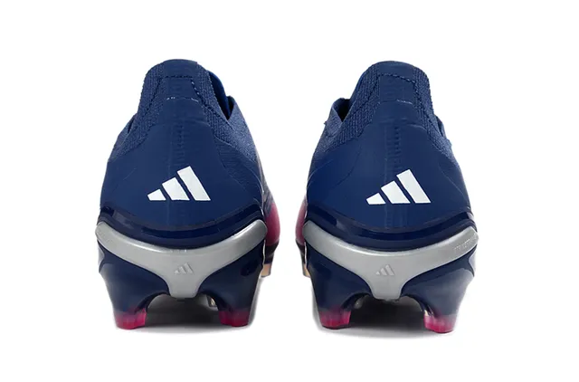 Adidas Predator الجزء العلوي المحبب Navy Pink تدرج Firm-Ground أحذية كرة القدم 4
