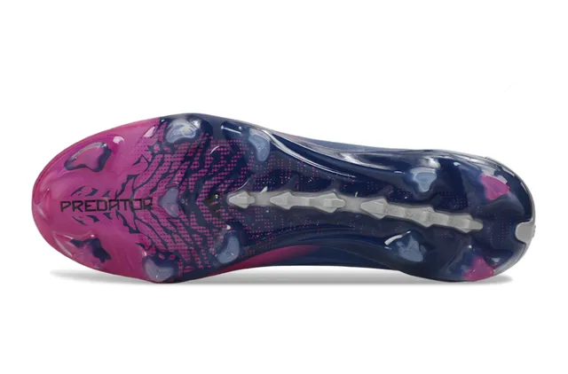 Adidas Predator الجزء العلوي المحبب Navy Pink تدرج Firm-Ground أحذية كرة القدم 6
