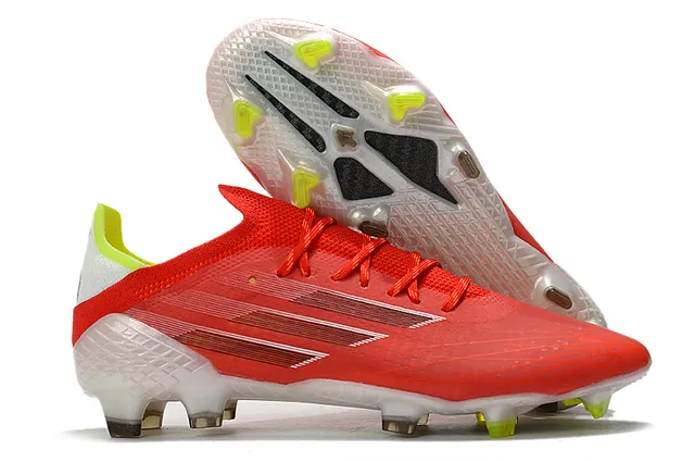 Adidas Red Gold Sapatos de futebol com upper sintético de corte baixo, jaula metálica e sola para gramado firme 3