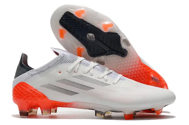 Adidas Red Gold Sapatos de futebol com upper sintético de corte baixo, jaula metálica e sola para gramado firme 17