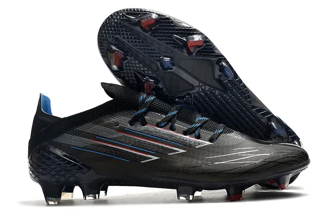 Adidas Red Gold Sapatos de futebol com upper sintético de corte baixo, jaula metálica e sola para gramado firme 18
