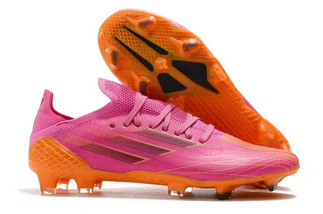 Adidas Red Gold Sapatos de futebol com upper sintético de corte baixo, jaula metálica e sola para gramado firme 20