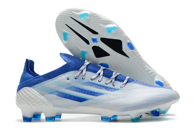 Adidas Red Gold Sapatos de futebol com upper sintético de corte baixo, jaula metálica e sola para gramado firme 24