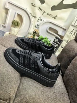 Adidas Samba OG All-Black Lifestyle Sneakers 7